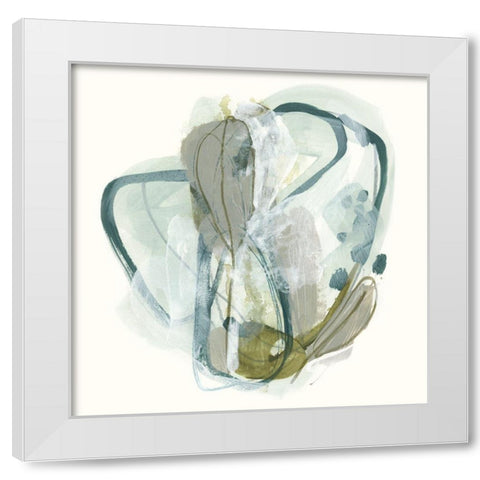 Omnipollos Flora II White Modern Wood Framed Art Print by Vess, June Erica