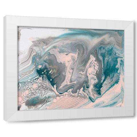 Pastel Illusion II White Modern Wood Framed Art Print by Studio W
