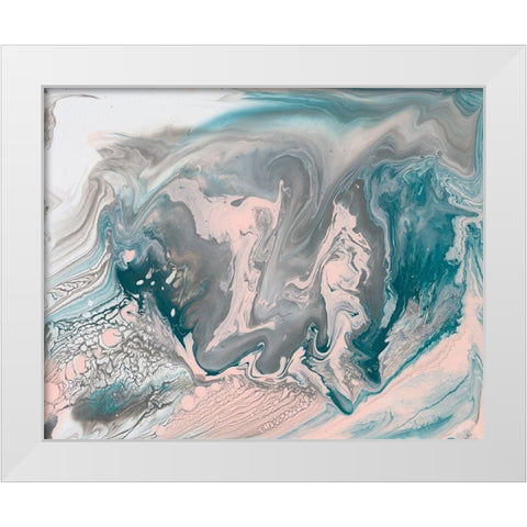 Pastel Illusion II White Modern Wood Framed Art Print by Studio W