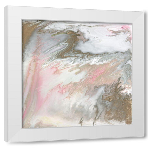 Pastel Illusion III White Modern Wood Framed Art Print by Studio W