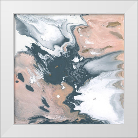 Pastel Illusion IV White Modern Wood Framed Art Print by Studio W