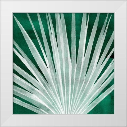 Velvet Palm I White Modern Wood Framed Art Print by Popp, Grace