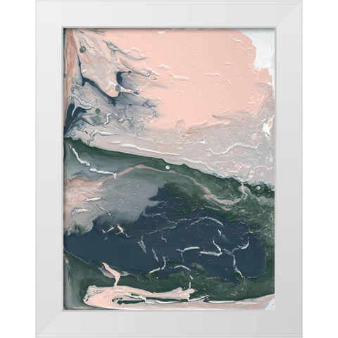 Sage Advice Abstract I White Modern Wood Framed Art Print by Sizemore, Natalie
