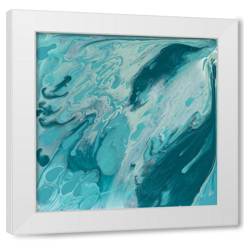 Spring Tide II White Modern Wood Framed Art Print by Studio W