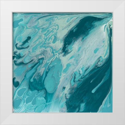 Spring Tide II White Modern Wood Framed Art Print by Studio W