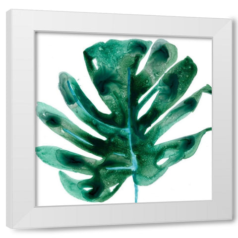 Tropical Jewel II White Modern Wood Framed Art Print by Vess, June Erica