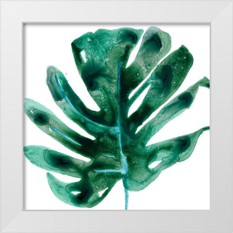 Tropical Jewel II White Modern Wood Framed Art Print by Vess, June Erica