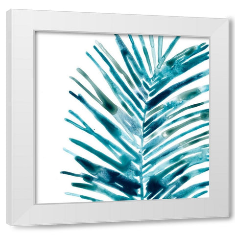 Tropical Jewel III White Modern Wood Framed Art Print by Vess, June Erica