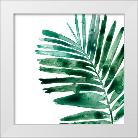Tropical Jewel VII White Modern Wood Framed Art Print by Vess, June Erica
