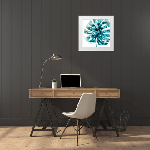 Tropical Jewel VIII White Modern Wood Framed Art Print by Vess, June Erica