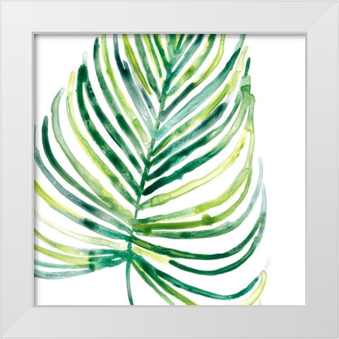 Tropical Jewel IX White Modern Wood Framed Art Print by Vess, June Erica