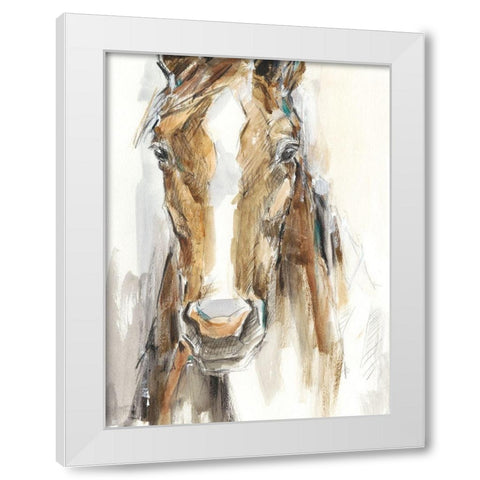 Gift Horse II White Modern Wood Framed Art Print by Harper, Ethan