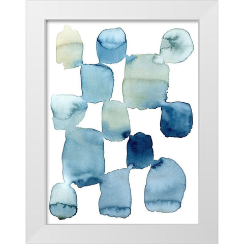 Beach Wash II White Modern Wood Framed Art Print by Popp, Grace