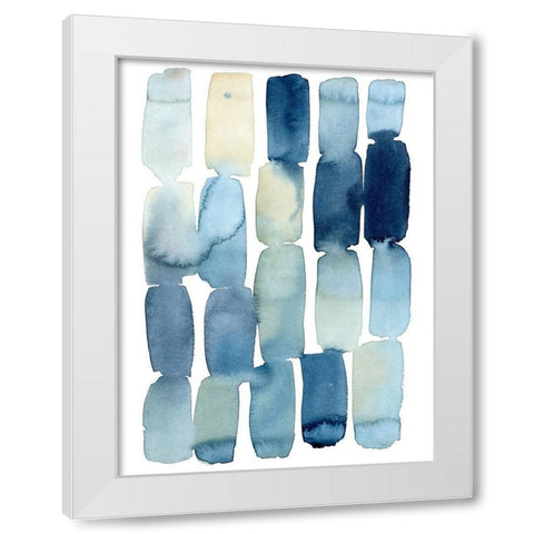 Beach Wash III White Modern Wood Framed Art Print by Popp, Grace