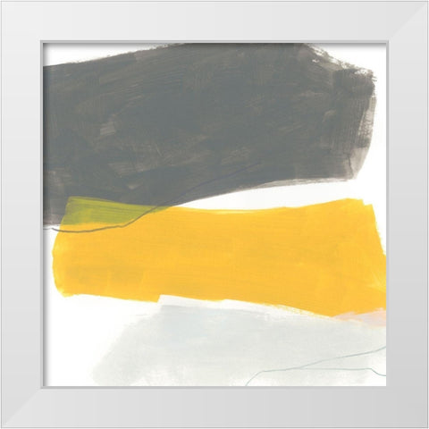 Tilt II White Modern Wood Framed Art Print by Vess, June Erica