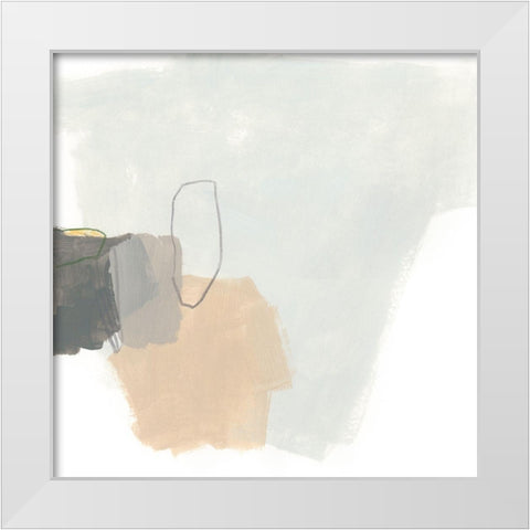 Tilt VII White Modern Wood Framed Art Print by Vess, June Erica