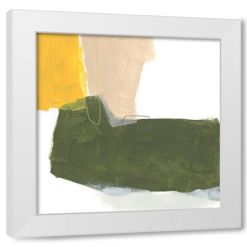Tilt IX White Modern Wood Framed Art Print by Vess, June Erica