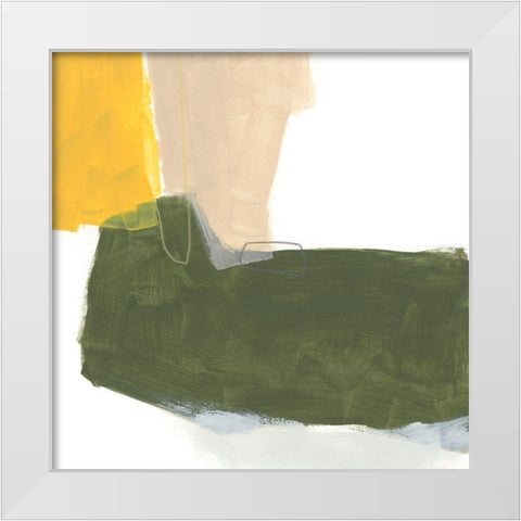 Tilt IX White Modern Wood Framed Art Print by Vess, June Erica