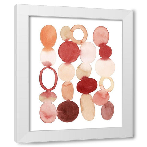 Organic Cairn II White Modern Wood Framed Art Print by Popp, Grace