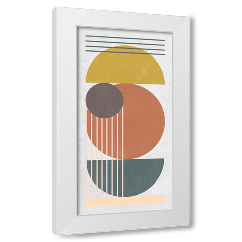 Geometric Daylight I White Modern Wood Framed Art Print by Wang, Melissa