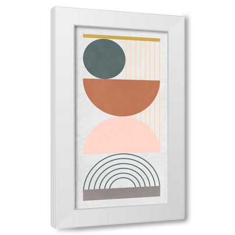 Geometric Daylight II White Modern Wood Framed Art Print by Wang, Melissa
