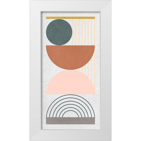 Geometric Daylight II White Modern Wood Framed Art Print by Wang, Melissa