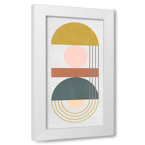 Geometric Daylight III White Modern Wood Framed Art Print by Wang, Melissa
