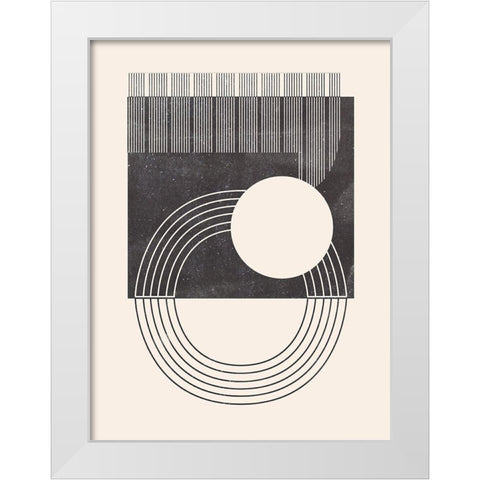 Unknown Space III White Modern Wood Framed Art Print by Wang, Melissa