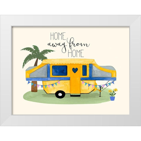 Roam Sweet Roam III White Modern Wood Framed Art Print by Borges, Victoria