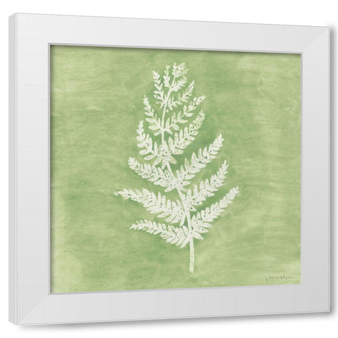 Forest Ferns II White Modern Wood Framed Art Print by Lam, Vanna