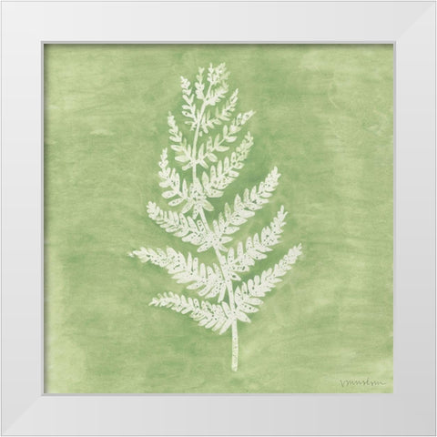 Forest Ferns II White Modern Wood Framed Art Print by Lam, Vanna