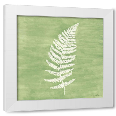 Forest Ferns III White Modern Wood Framed Art Print by Lam, Vanna