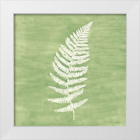 Forest Ferns III White Modern Wood Framed Art Print by Lam, Vanna