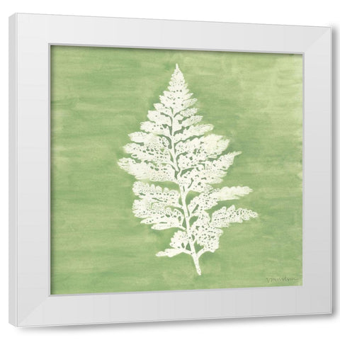 Forest Ferns IV White Modern Wood Framed Art Print by Lam, Vanna