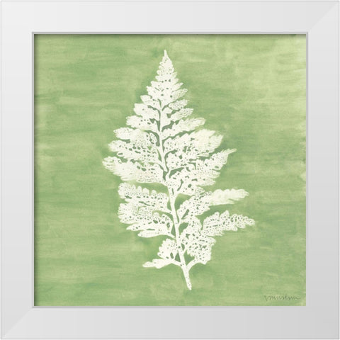 Forest Ferns IV White Modern Wood Framed Art Print by Lam, Vanna