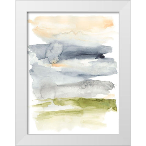 Crystallized Marsh I White Modern Wood Framed Art Print by Goldberger, Jennifer