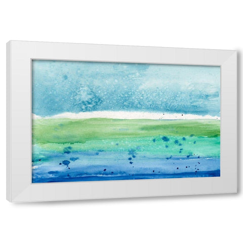 Go Lightly II White Modern Wood Framed Art Print by Ludwig, Alicia