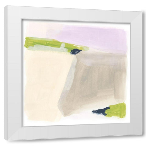 Fielding I White Modern Wood Framed Art Print by Vess, June Erica
