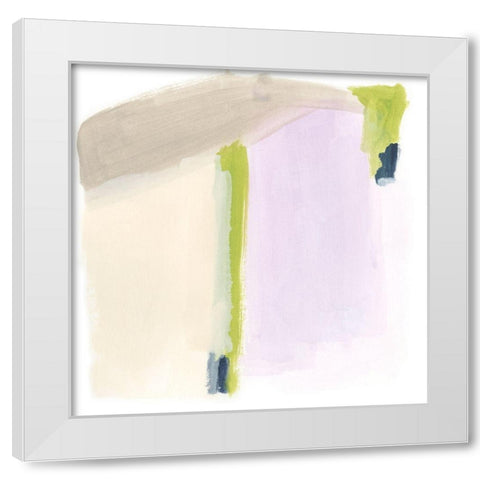 Fielding II White Modern Wood Framed Art Print by Vess, June Erica