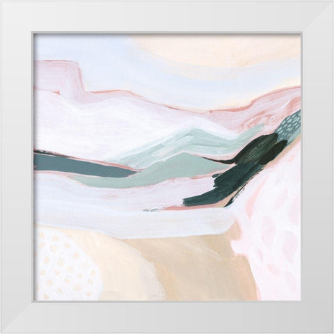 Ocean Meadow II White Modern Wood Framed Art Print by Popp, Grace