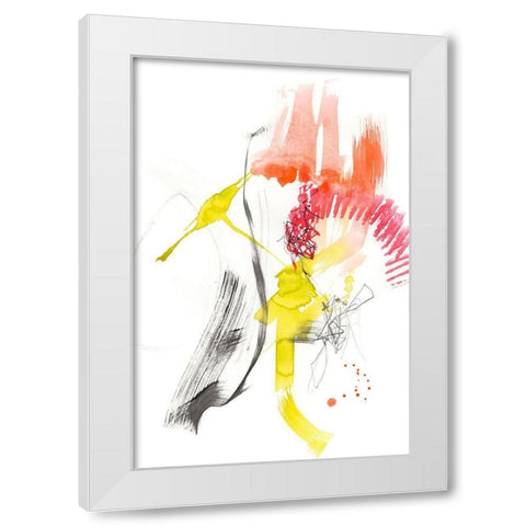 Swing Set II White Modern Wood Framed Art Print by Goldberger, Jennifer