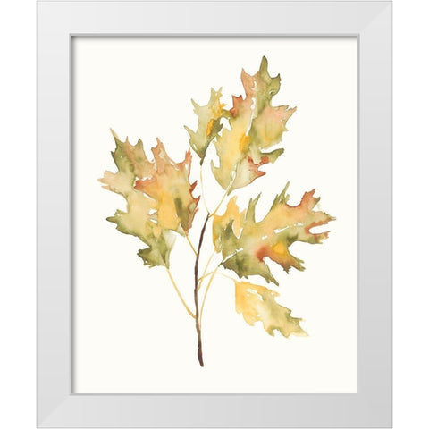 Fall Study II White Modern Wood Framed Art Print by Goldberger, Jennifer