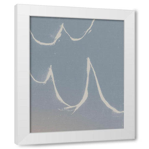 Sailing Scrawl I White Modern Wood Framed Art Print by Green, Jacob