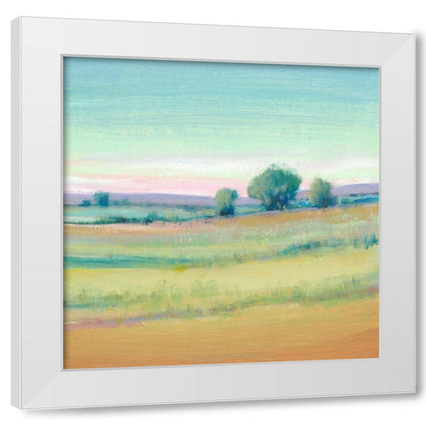 Custom Vivid Landscape VI White Modern Wood Framed Art Print by OToole, Tim