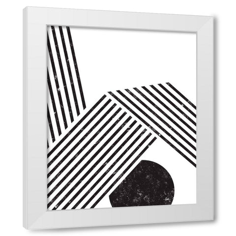 Orthograph I White Modern Wood Framed Art Print by Green, Jacob