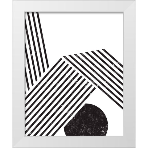 Orthograph I White Modern Wood Framed Art Print by Green, Jacob