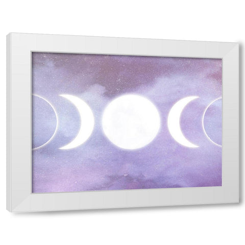 Celestia I White Modern Wood Framed Art Print by Borges, Victoria