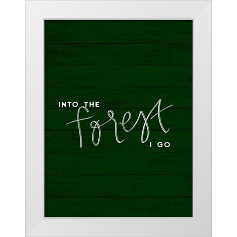 Hug a Tree II White Modern Wood Framed Art Print by Hambly, Anna