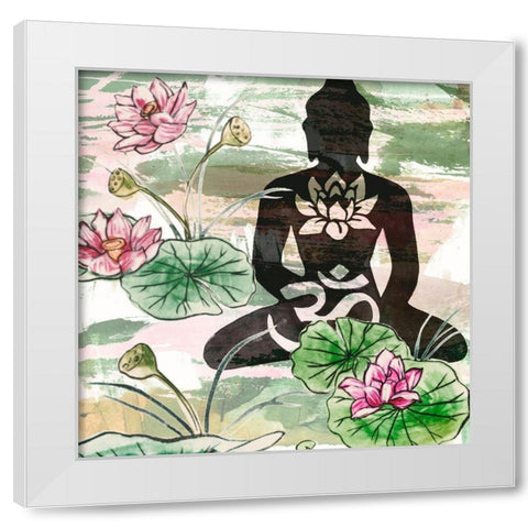 Path to Enlightenment II White Modern Wood Framed Art Print by Wang, Melissa