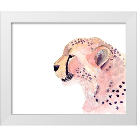 Sunset Safari VI White Modern Wood Framed Art Print by Ludwig, Alicia